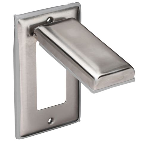 waterproof stainless steel outlet cover